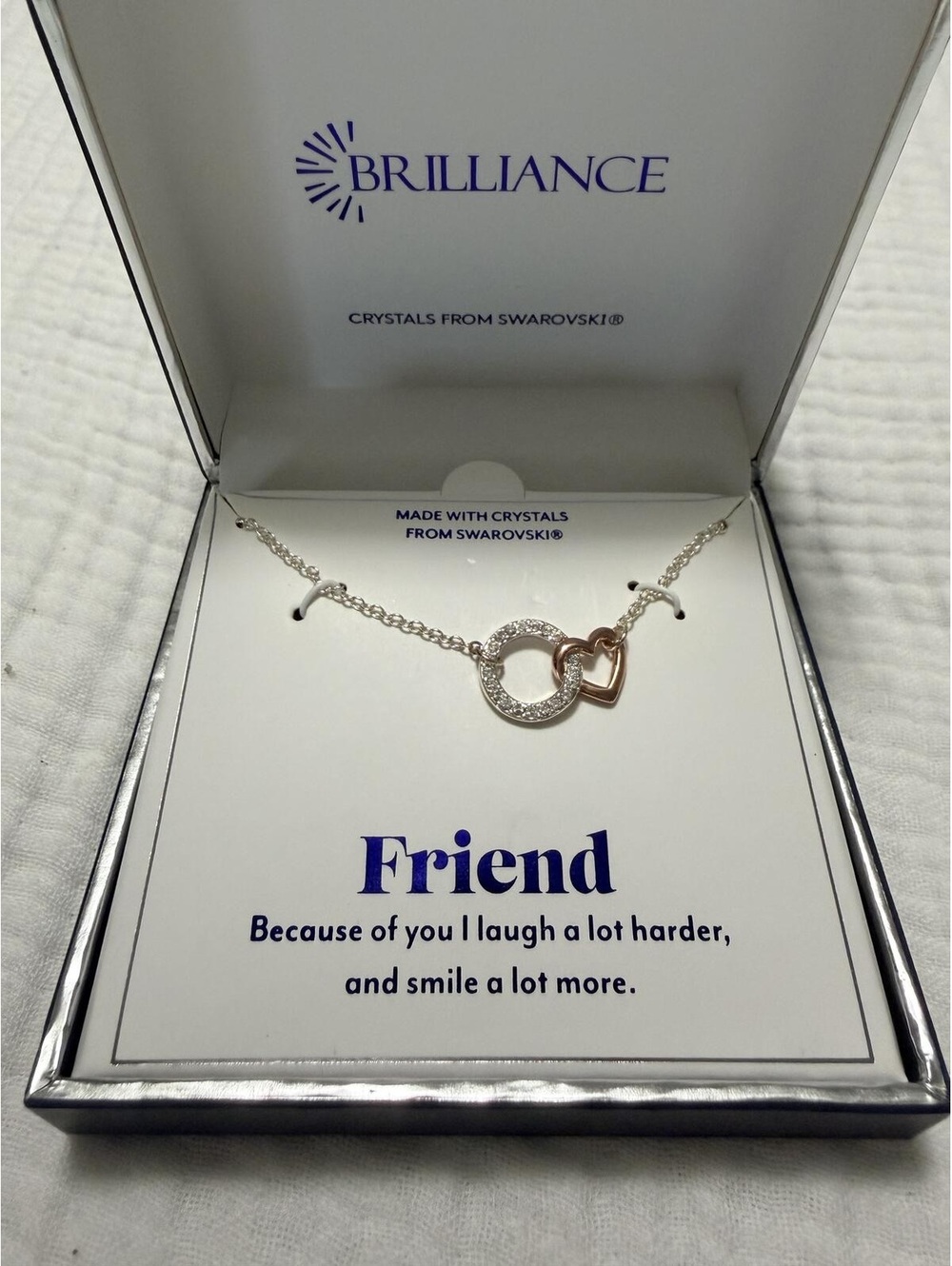 Brilliance Swarovski Crystal Friend Necklace in Gift Box [COPY]